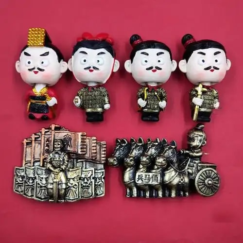 兵马俑纹样冰箱贴